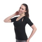 Activewear Women's Zip Front Short Sleeve Top