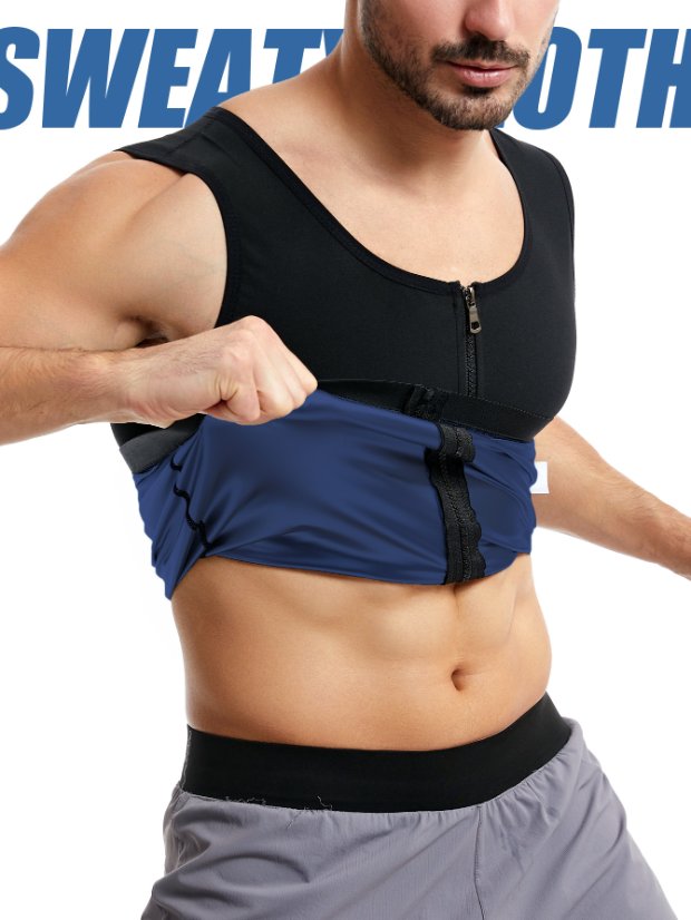 Activewear Men's Zip Front Vest