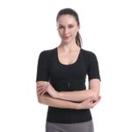 Activewear Women's Zip Front Short Sleeve Top