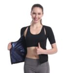 Activewear Women's Zip Front Short Sleeve Top